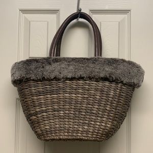 Bath&Body Works Basket with Faux Fur Trim